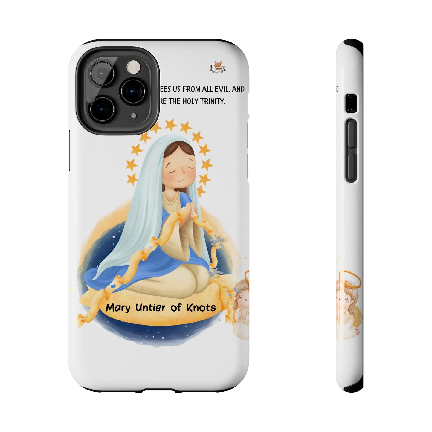 Mary Untier of knots- 25 sizes Tough Phone Cases