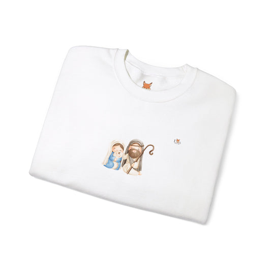 Holy Family- Unisex Crewneck Sweatshirt