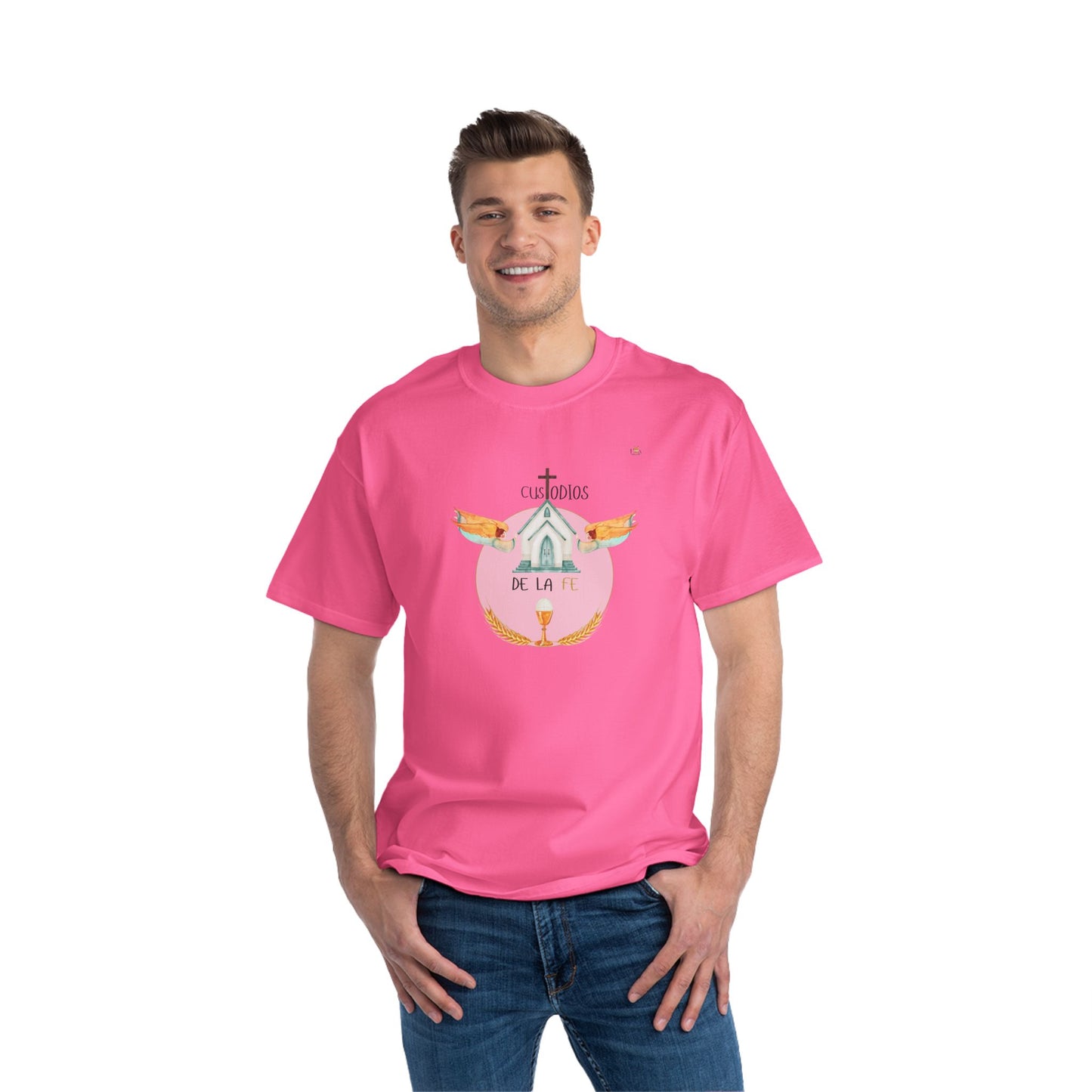 Custodios de la Fe [Pink Logo] T-Shirt