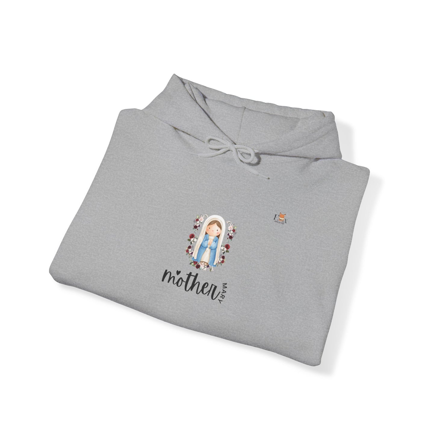 Mother Mary and Flowers-  Unisex Hoodie Sweatshirt