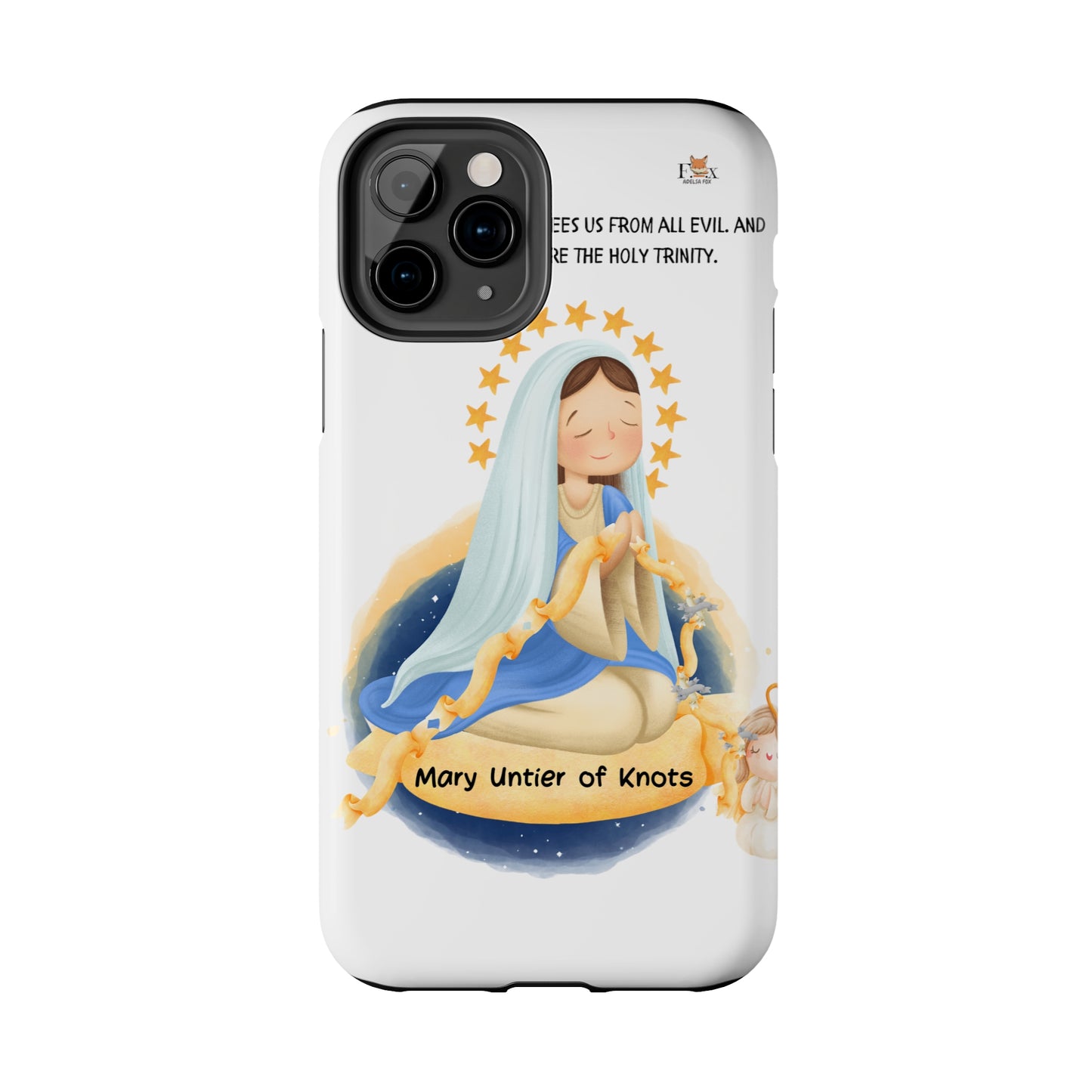 Mary Untier of knots- 25 sizes Tough Phone Cases