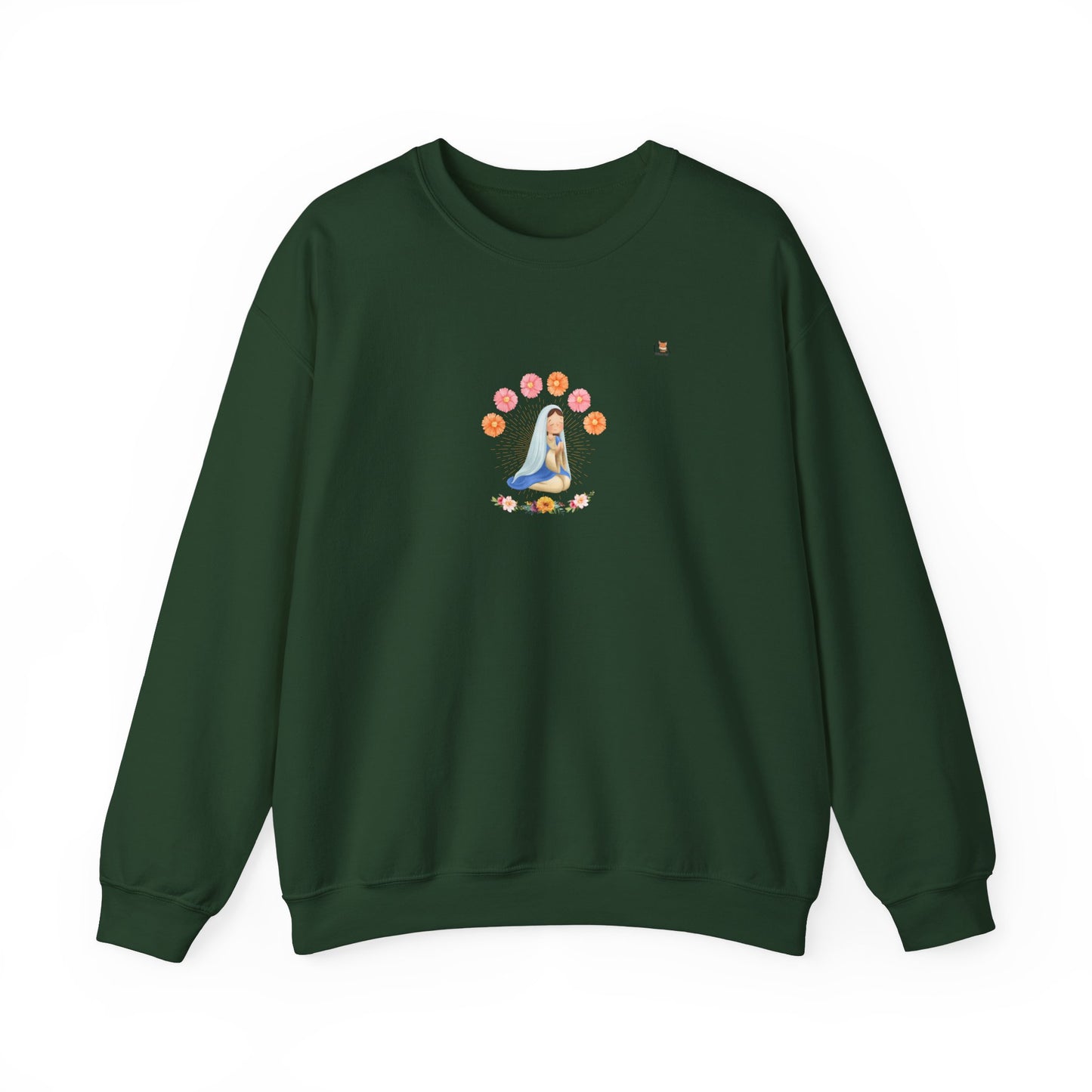 Europe- Mary Pray and Flowers- Unisex Crewneck Sweatshirt