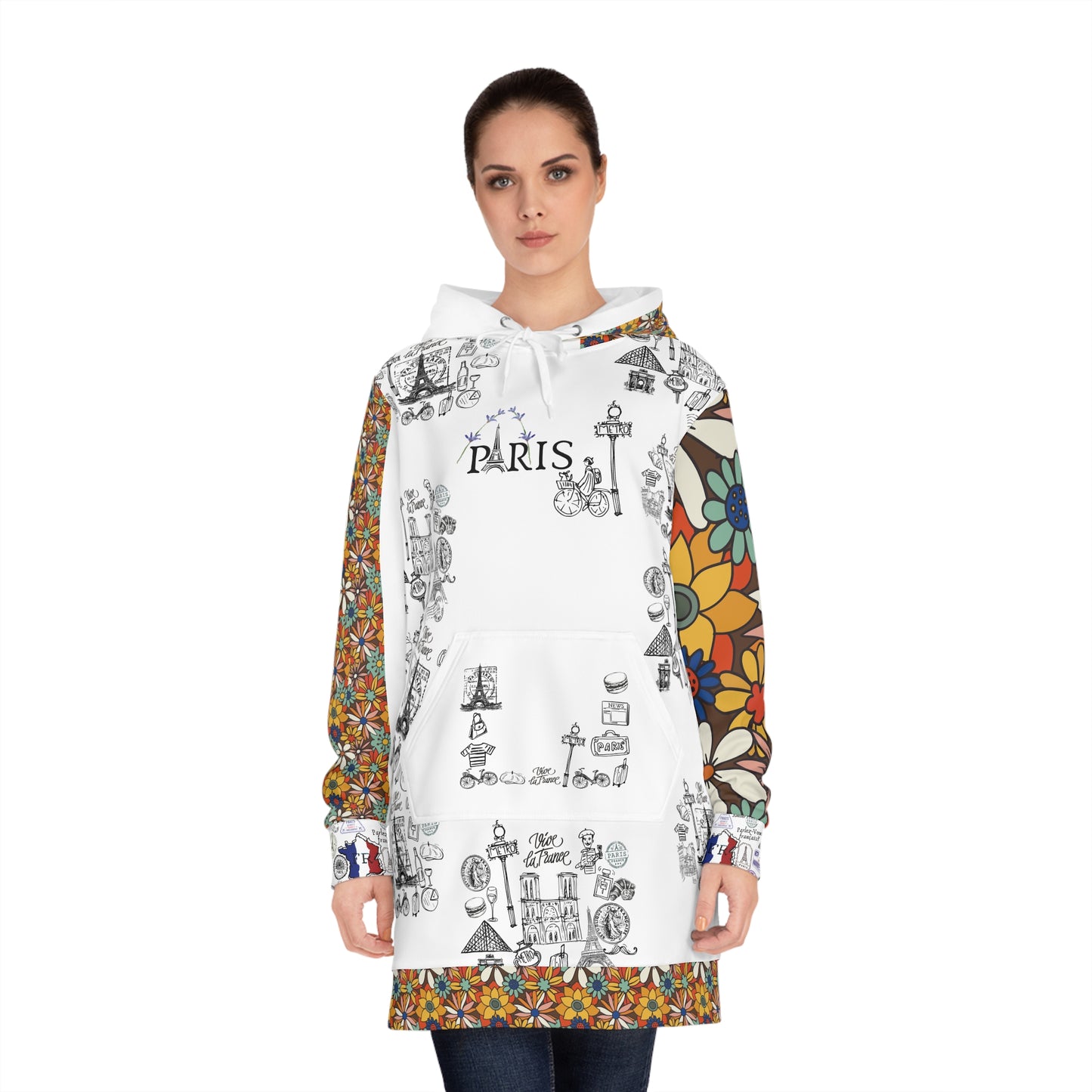 Hoodie Dress  - Parisian Dreams 1