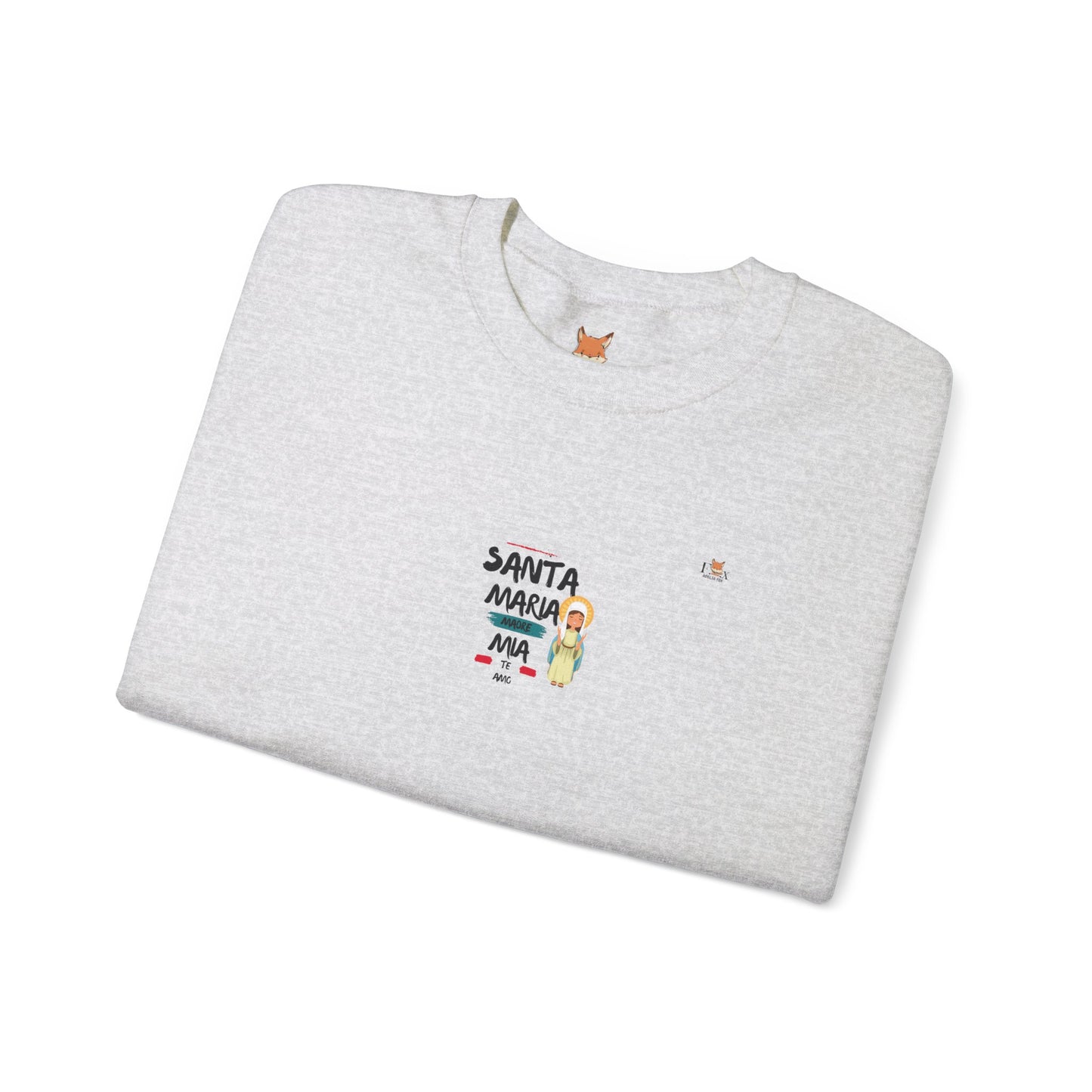 Santa Maria Te Amo [Spanish]- Unisex Crewneck Sweatshirt