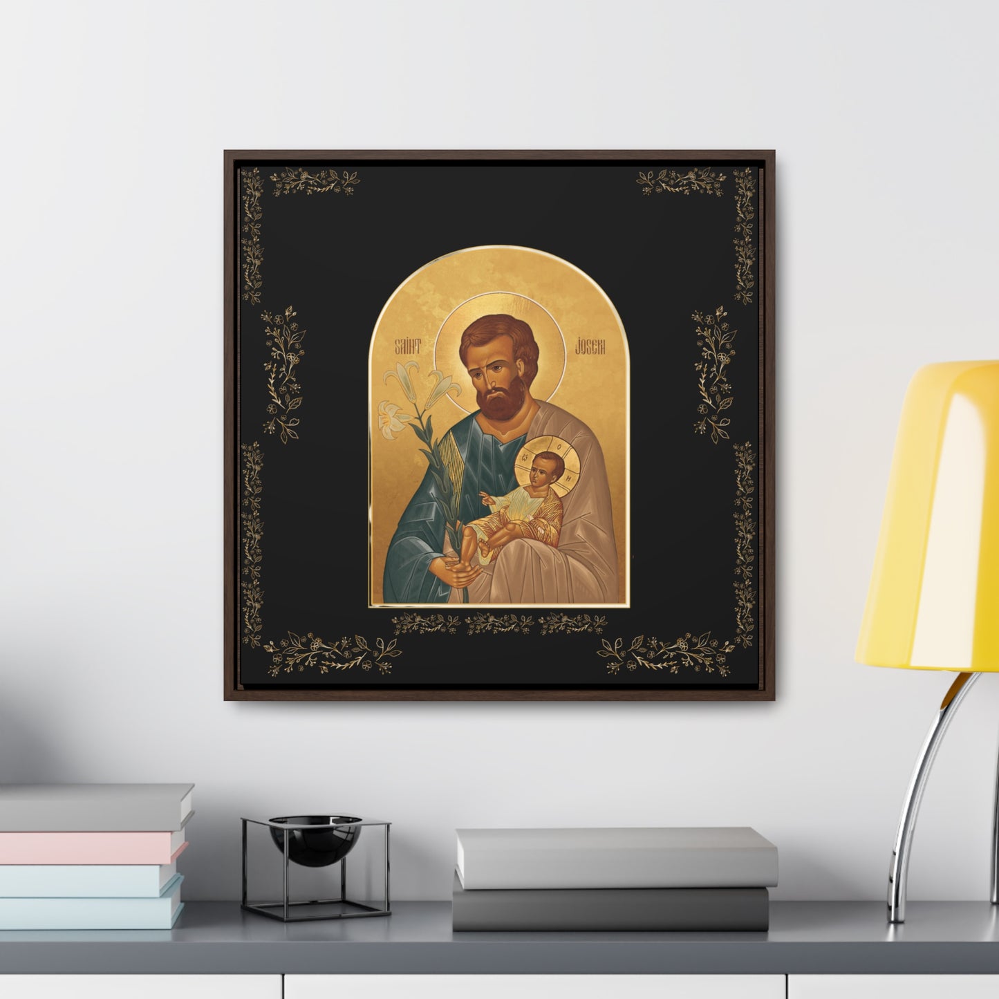 Saint Joseph and the baby Jesus-The Catholic Church of the Syriac Chaldean Tradition.