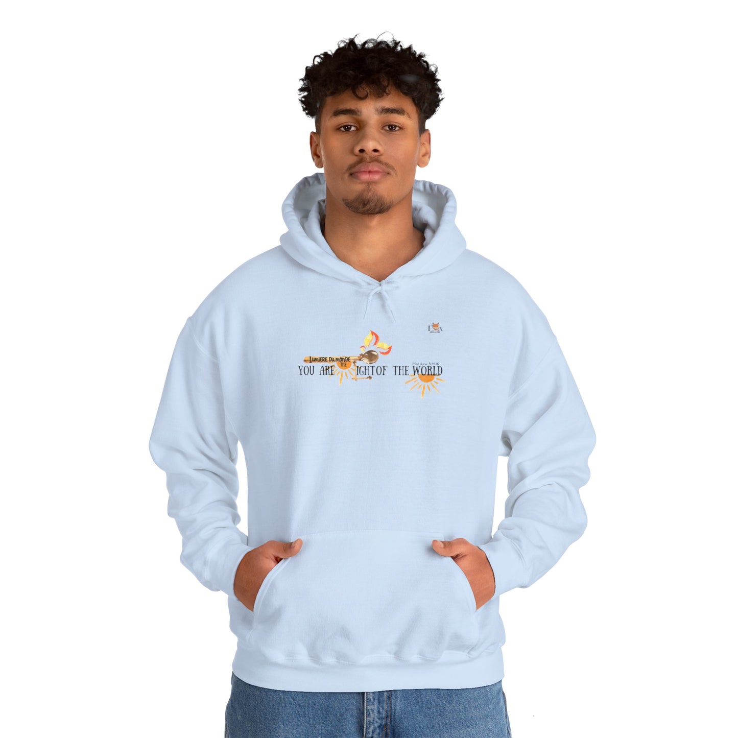 You are the light of the world [matches]-  Hoodie Sweatshirt