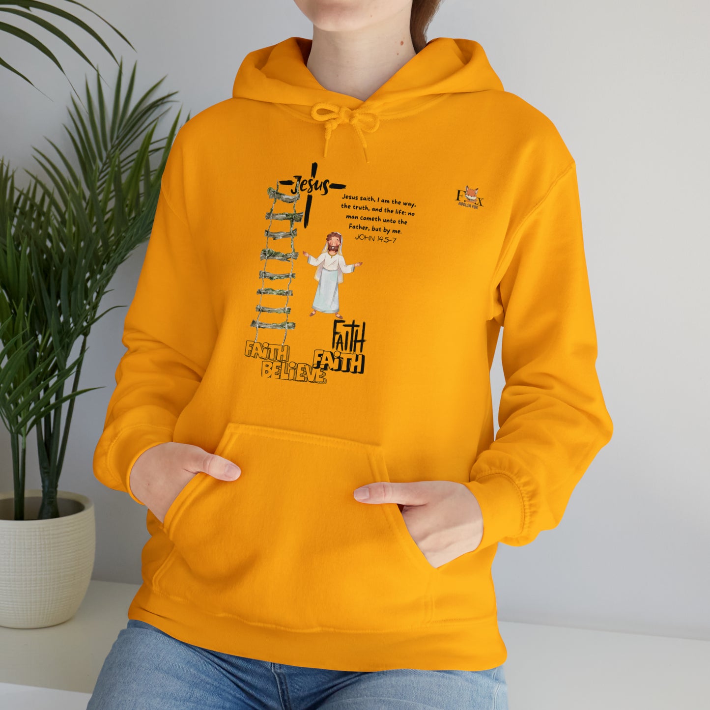 I am the way, the true and the life- Unisex Hooded Sweatshirt