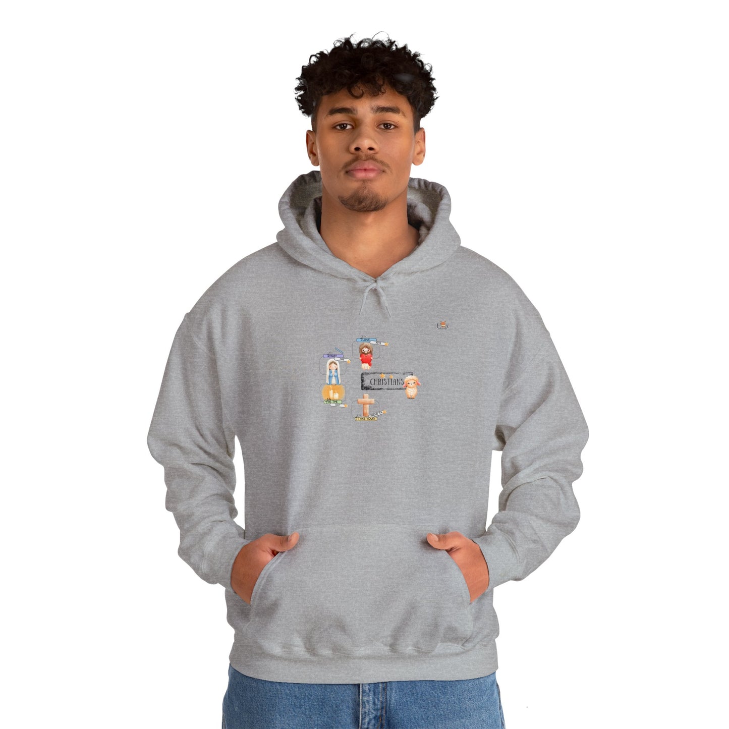 Christians Behaviours Lamb [Bilingual Eng-Fr] -Hoodie Sweatshirt