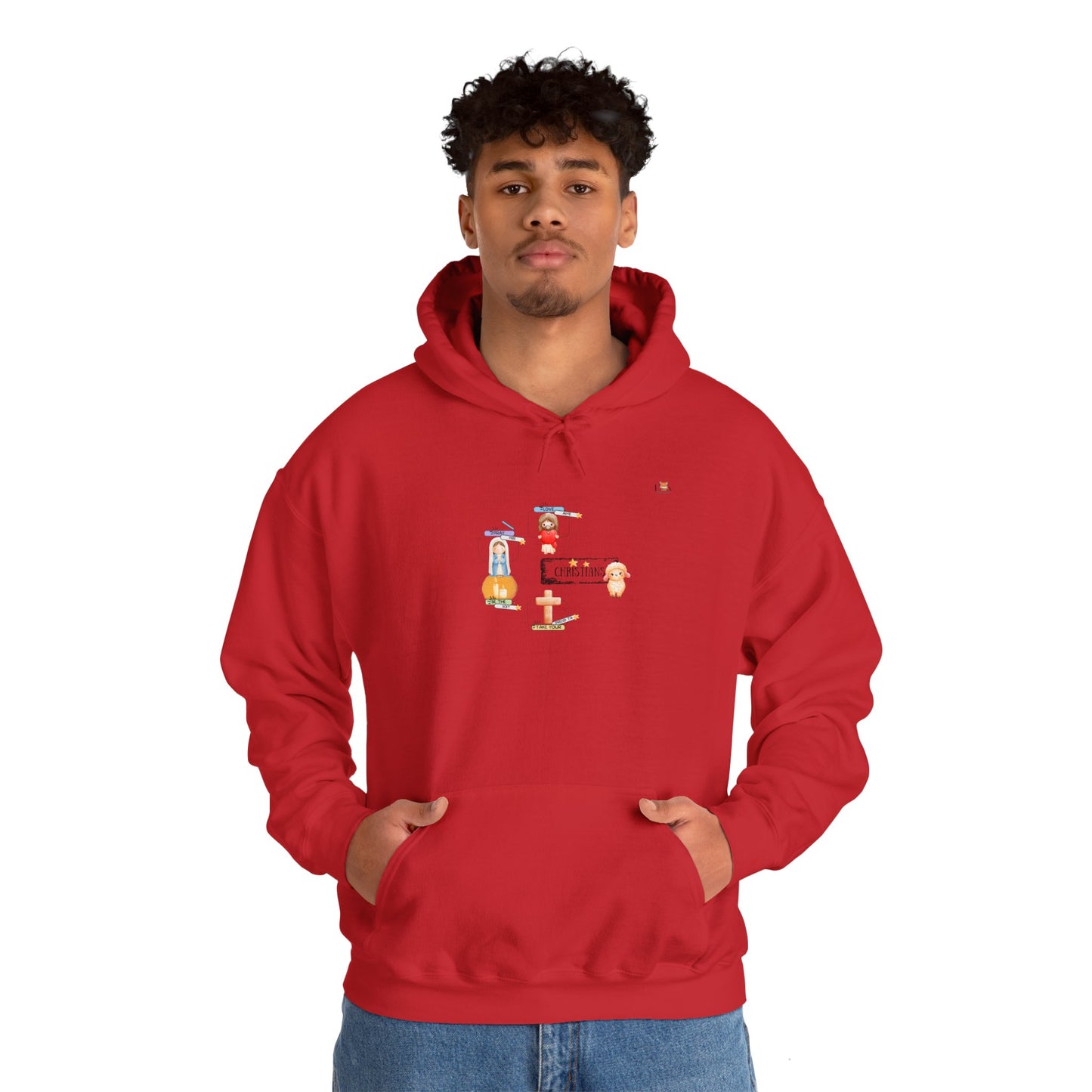 Christians Behaviours Lamb [Bilingual Eng-Fr] -Hoodie Sweatshirt