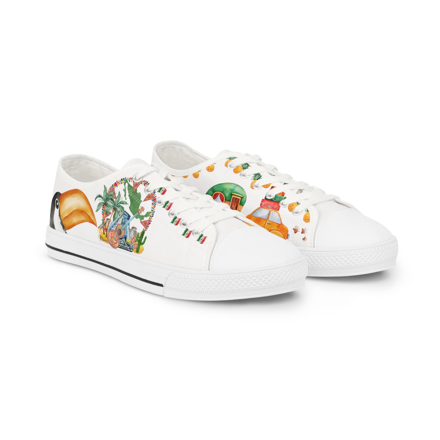 Mexico is calling & i must Go- Travel Edition - White Background Sneakers