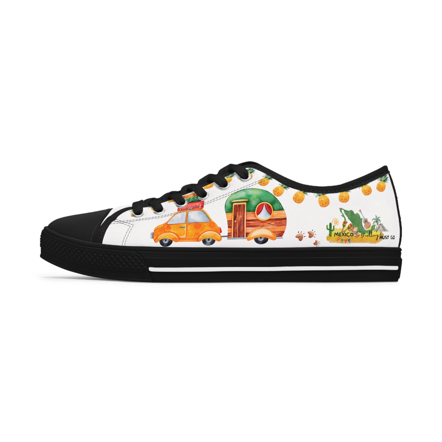 Mexico is calling & i must Go- Travel Edition - White Background Sneakers