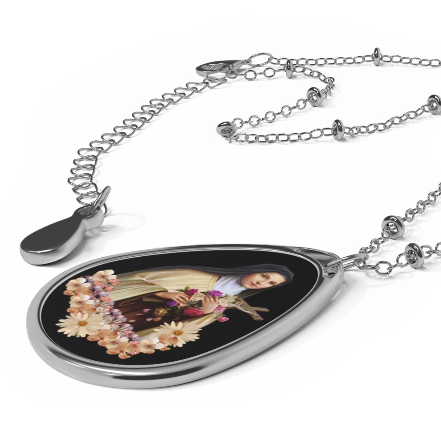 Saint Therese Of Lisieux- Oval Necklace