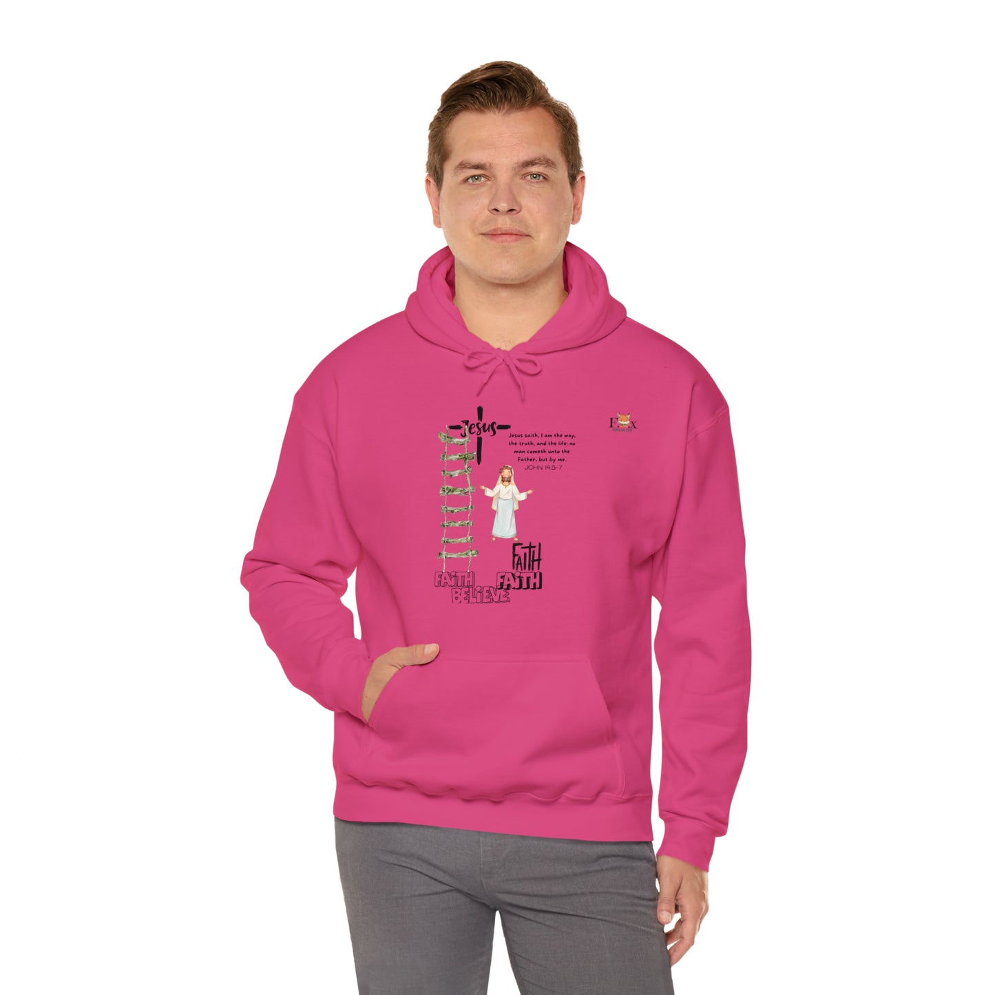 I am the way, the true and the life- Unisex Hooded Sweatshirt