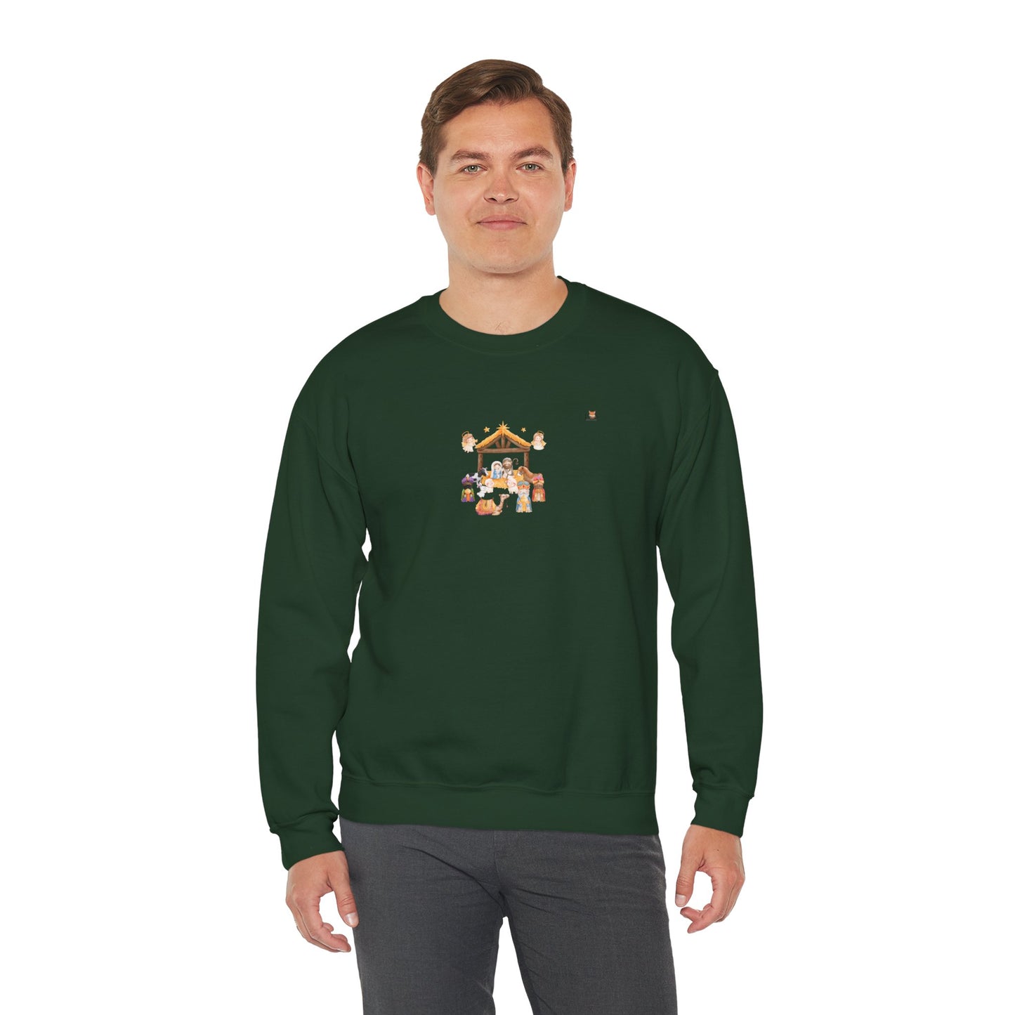 Christmas Crib- Unisex Crewneck Sweatshirt