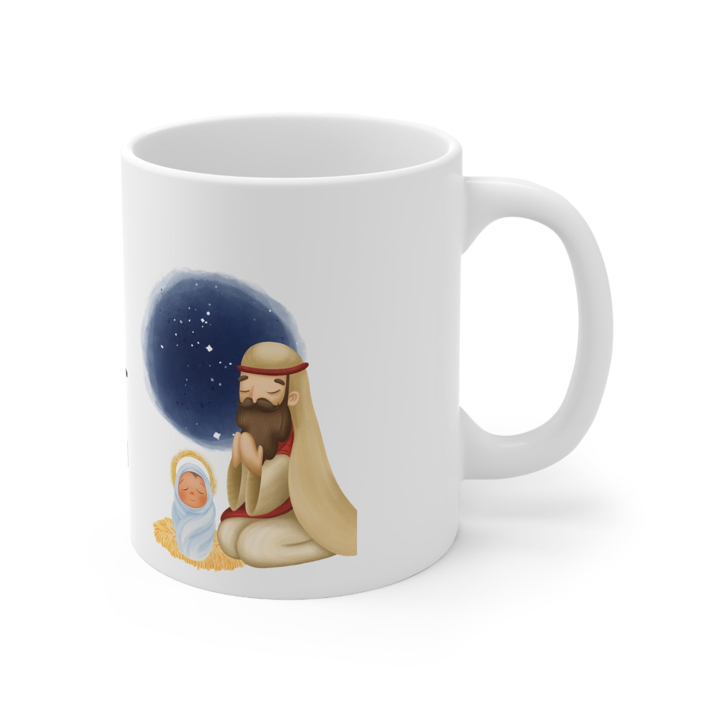Mary & The Birth of Jesus- Ceramic Mug- Ceramic Mug 11oz