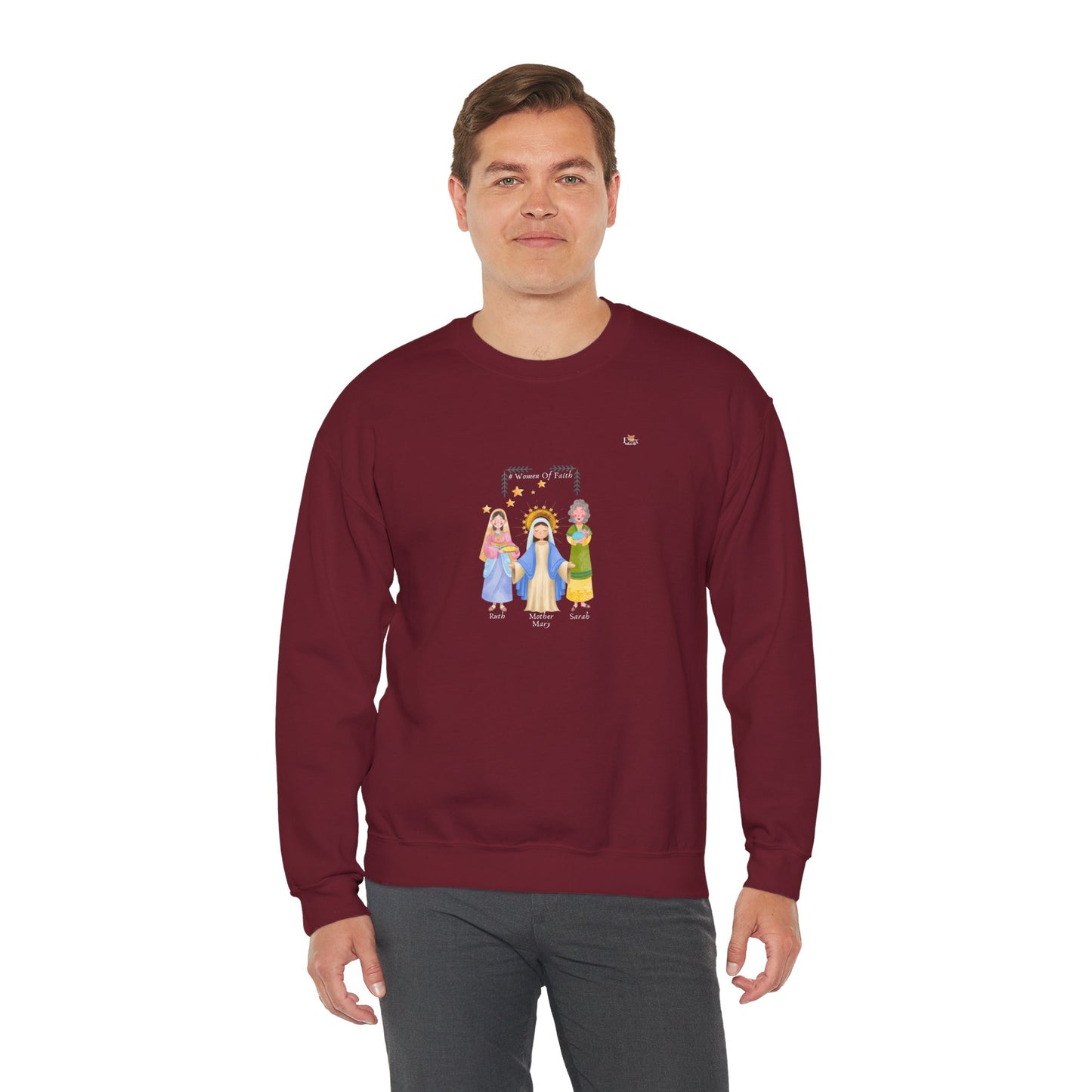 Women Of Faith- Unisex 2 sides -Crewneck Sweatshirt