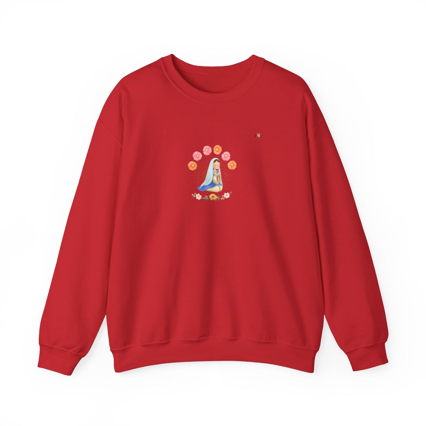 Europe- Mary Pray and Flowers- Unisex Crewneck Sweatshirt