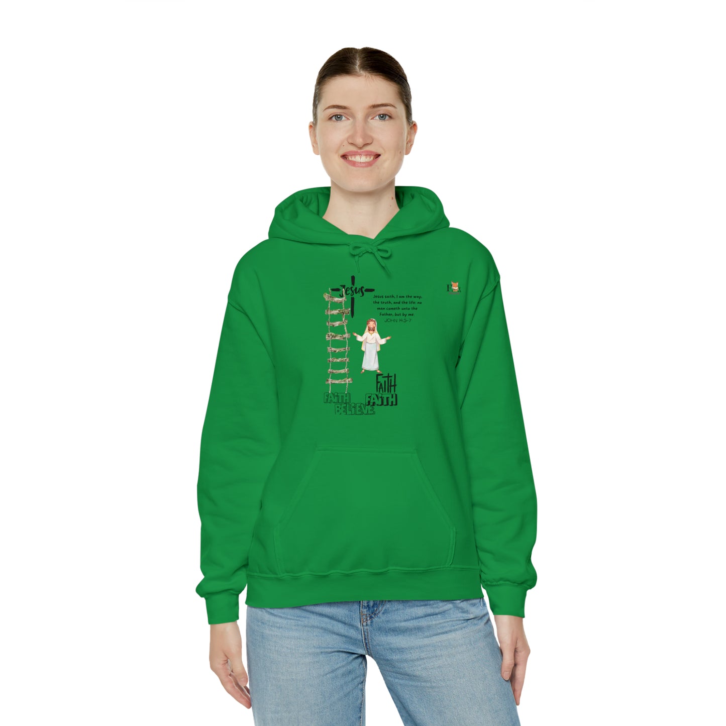 I am the way, the true and the life- Unisex Hooded Sweatshirt