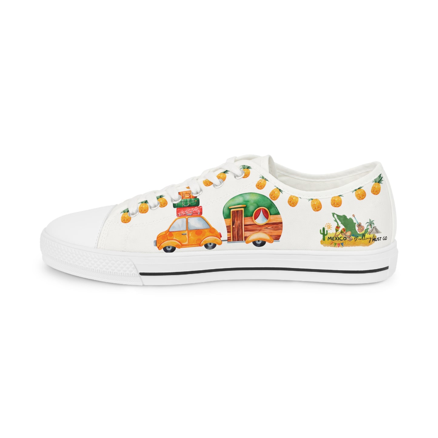 Mexico is calling & i must Go- Travel Edition - White Background Sneakers