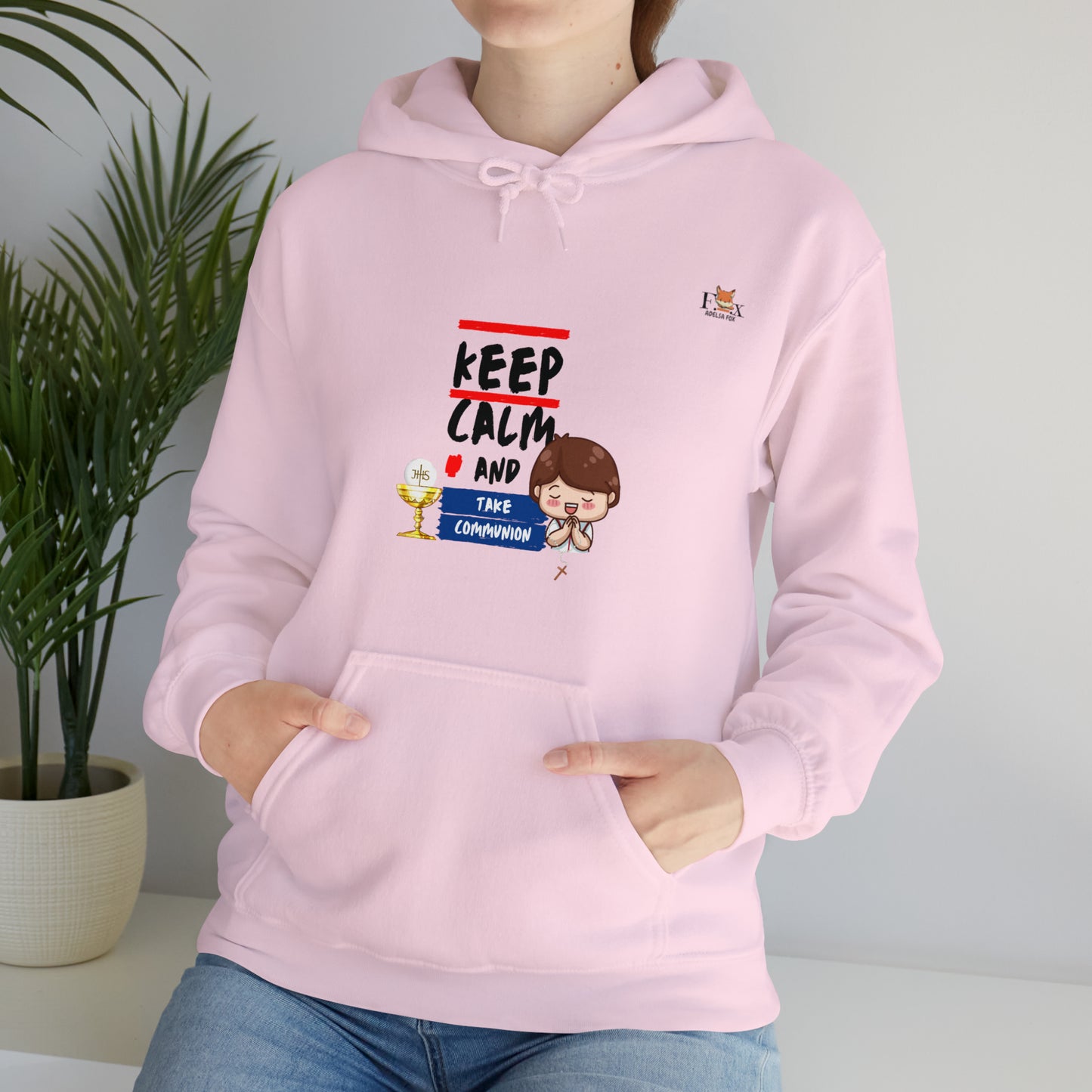 Keep Calm & take Communion- Unisex Hooded Sweatshirt