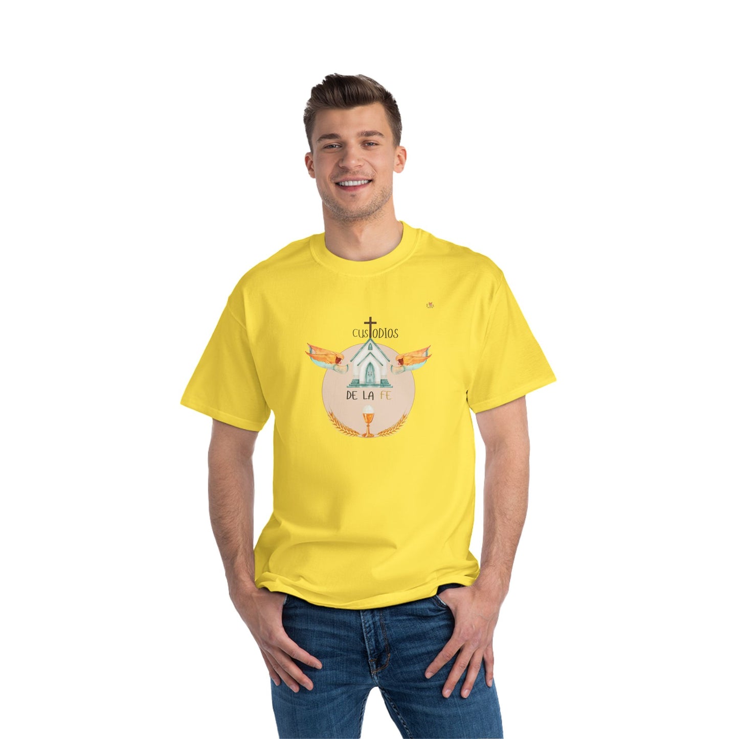 Custodios de la Fe [Kaki Logo] Unisex-T-Shirt