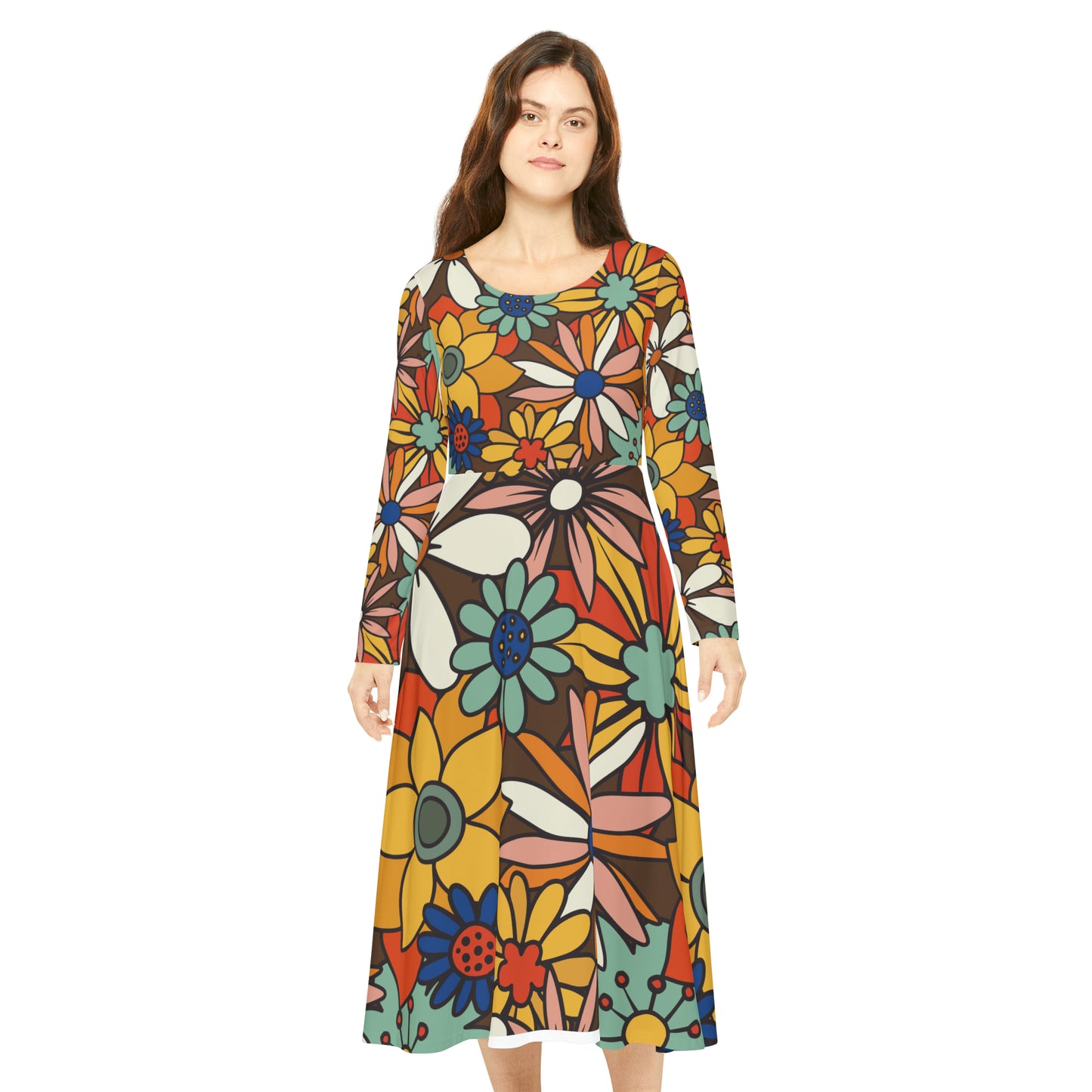 Flower Is My World- Long Sleeve Dress Collection