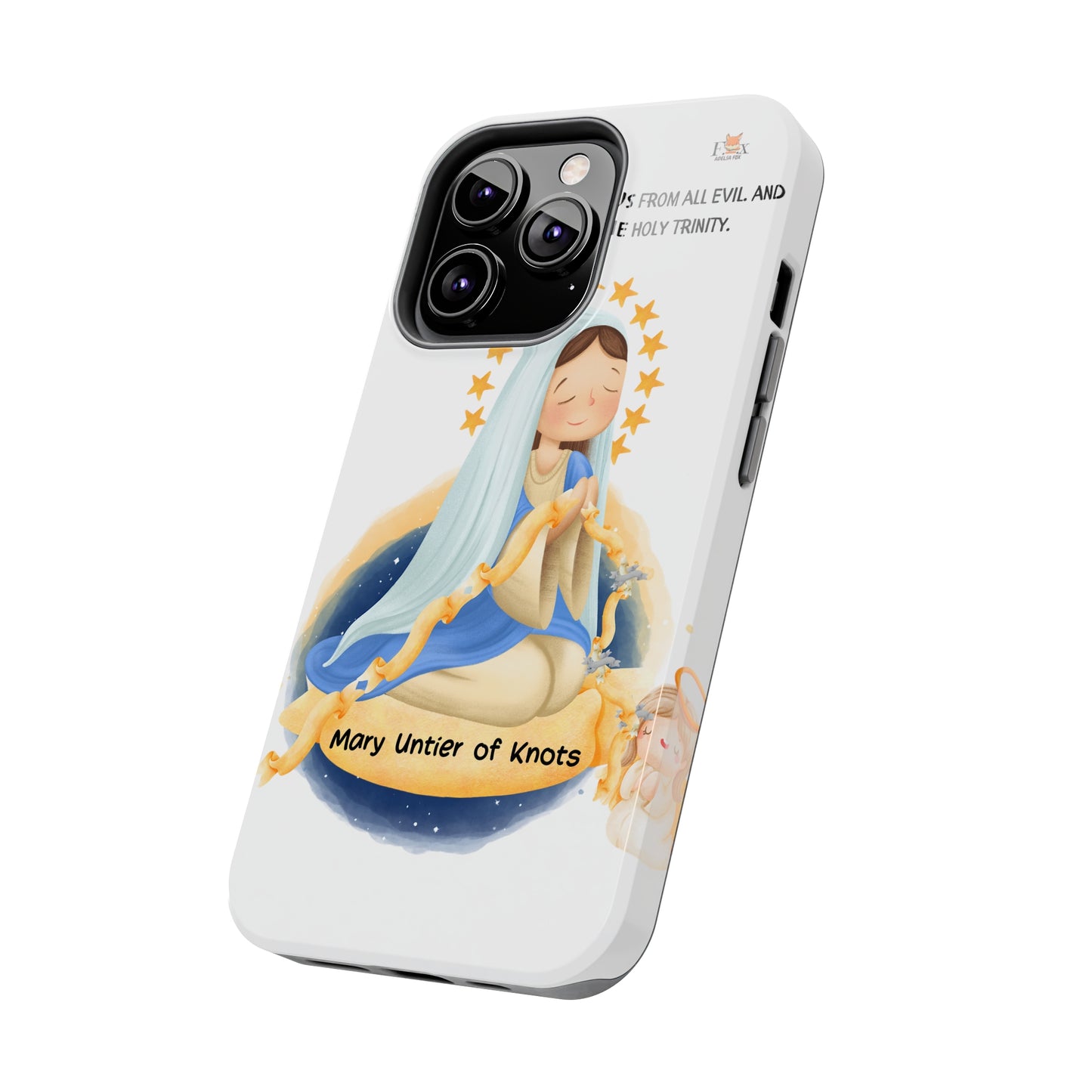 Mary Untier of knots- 25 sizes Tough Phone Cases