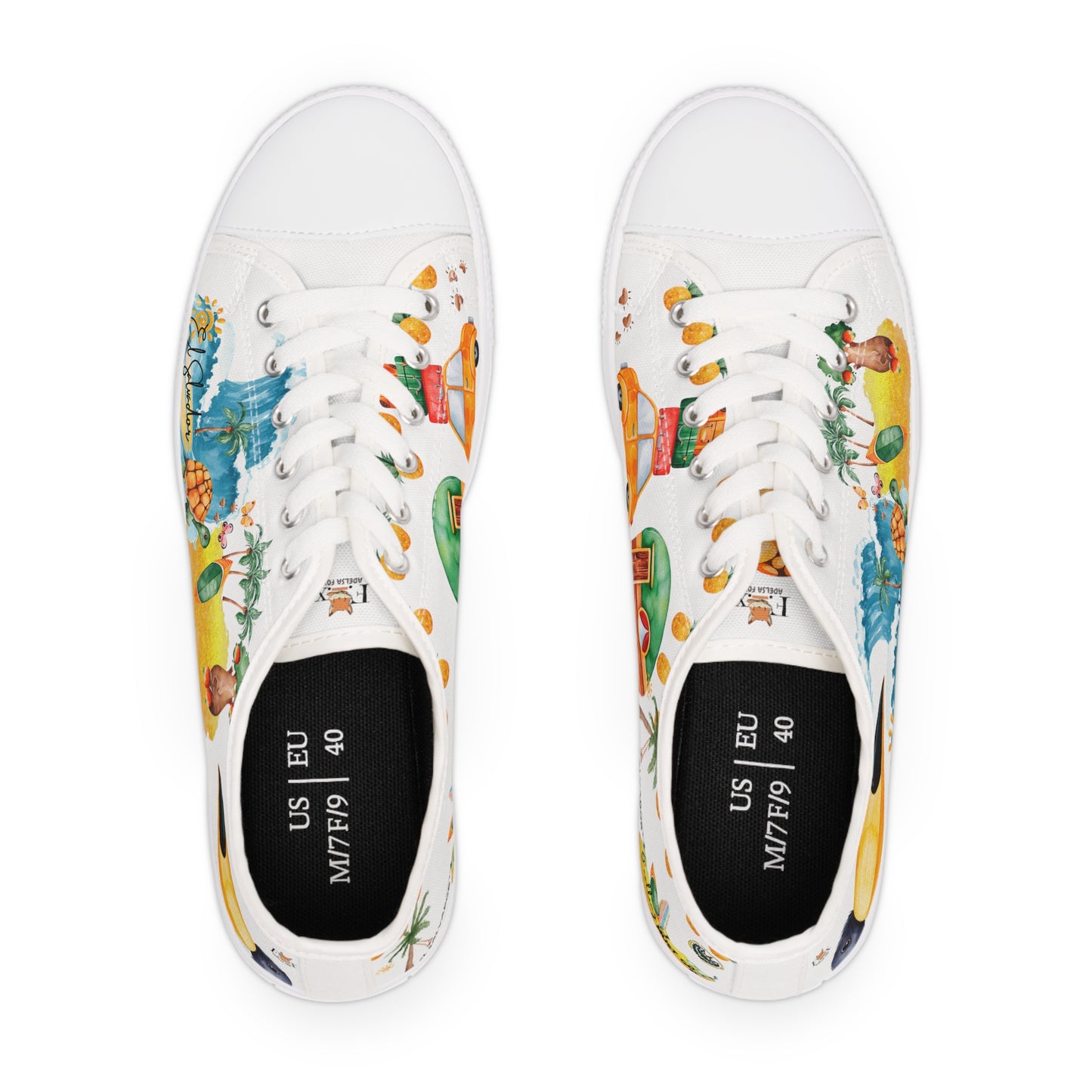 El Salvador is calling & i must Go- Travel Edition - White Background Sneakers