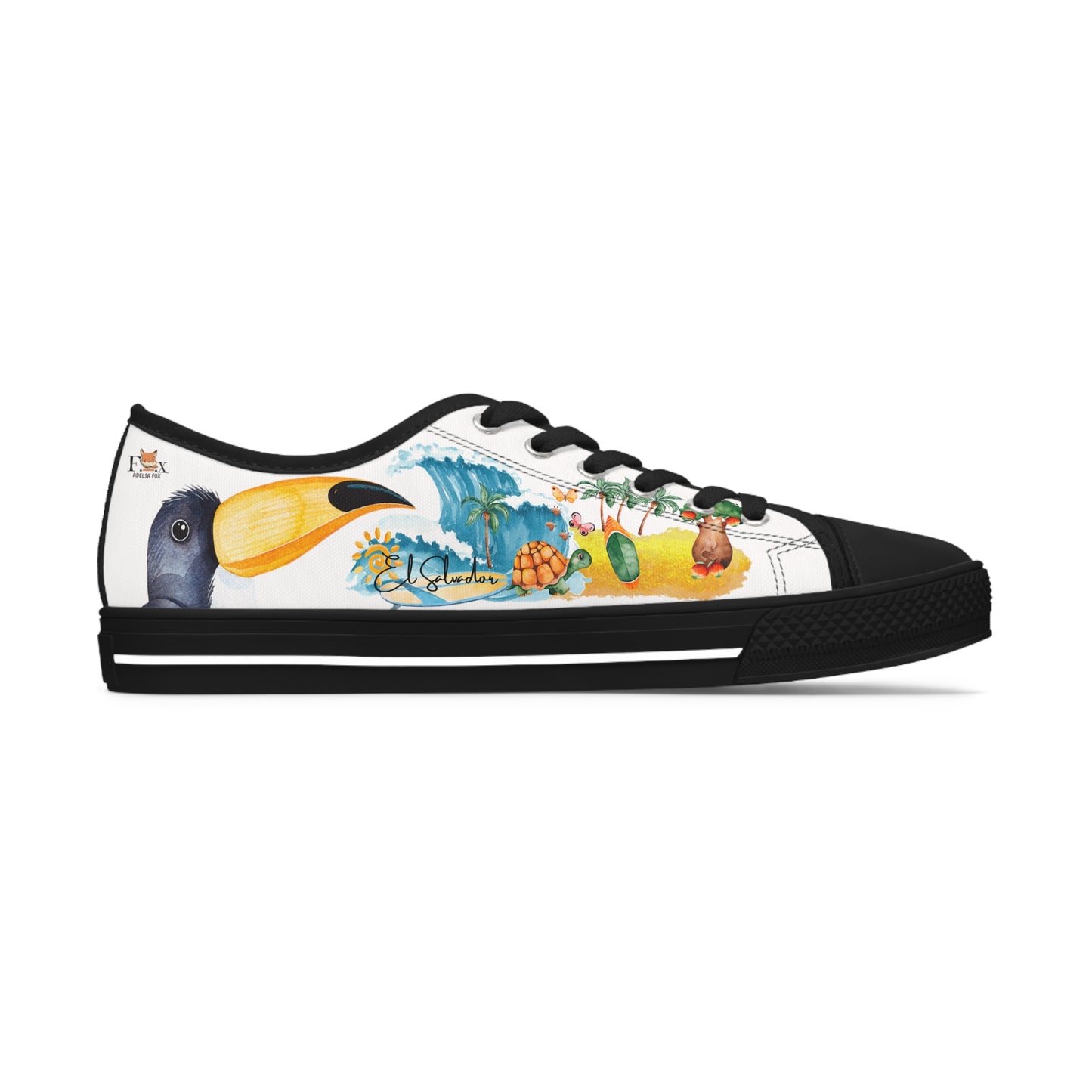 El Salvador is calling & i must Go- Travel Edition - White Background Sneakers