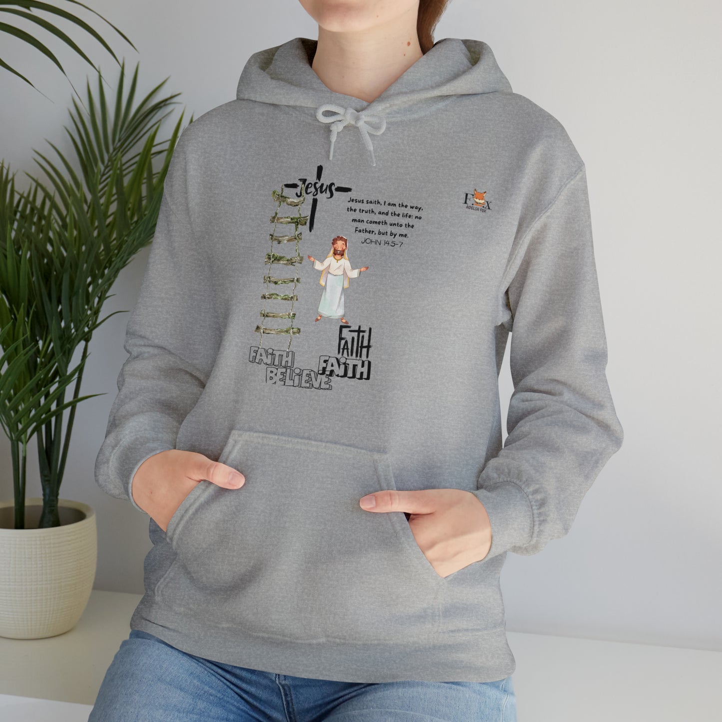 I am the way, the true and the life- Unisex Hooded Sweatshirt