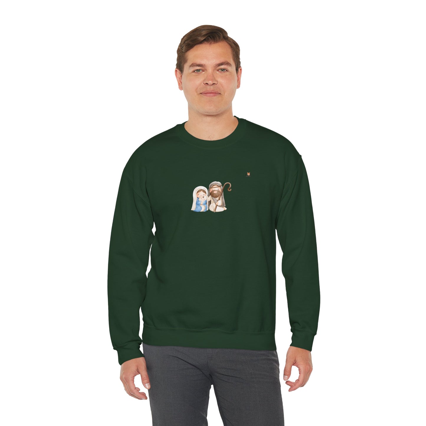 Holy Family- Unisex Crewneck Sweatshirt