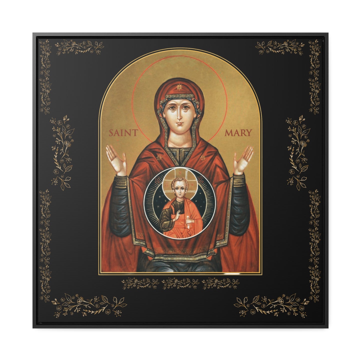 Saint Mary and Baby Jesus -The Catholic Church Of The Syriac Chaldean Tradition