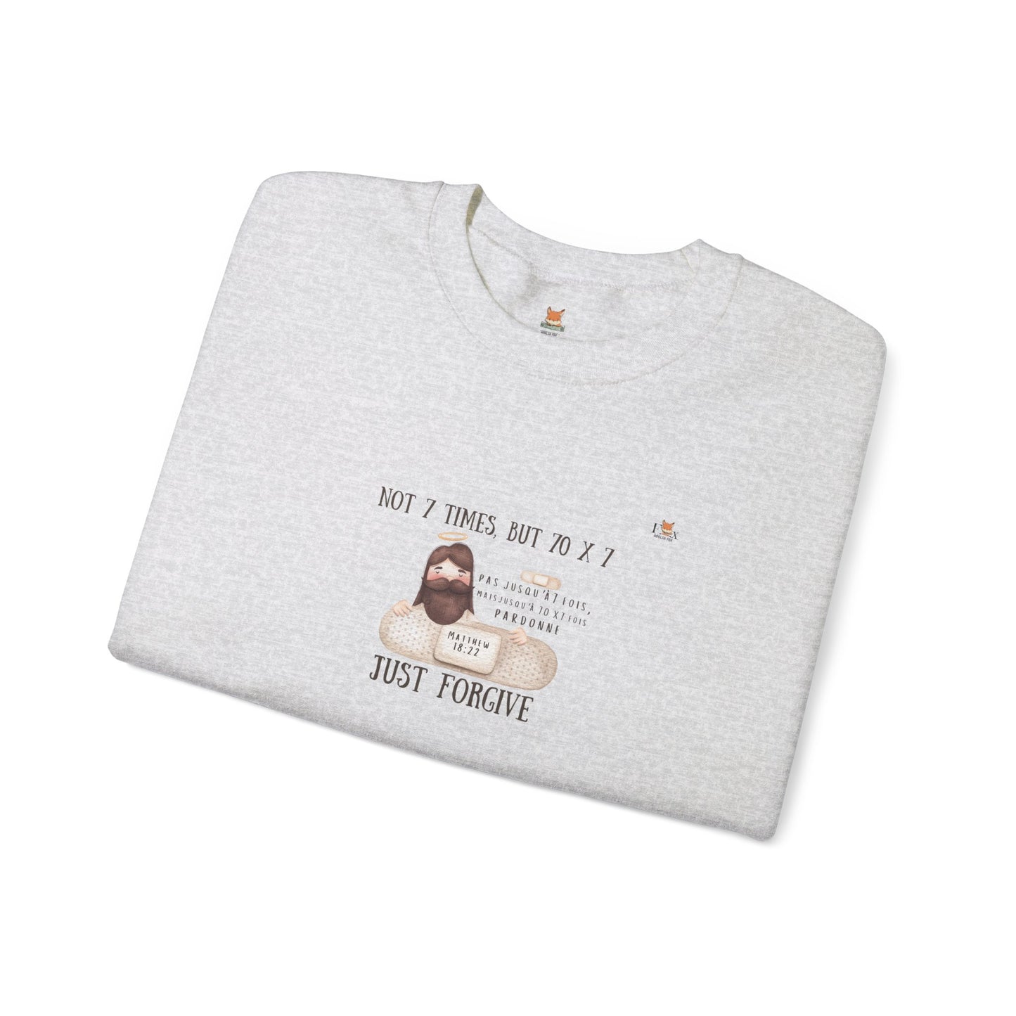 Just Forgive [Eng, French]- Unisex Crewneck Sweatshirt