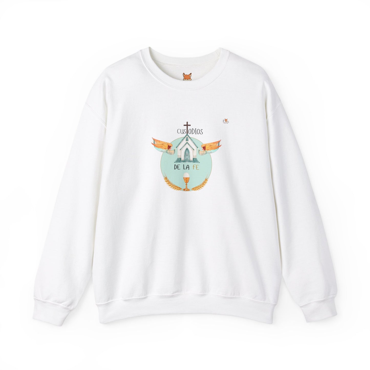 Custodios de la Fe [Original Logo] Unisex- Unisex Crewneck Sweatshirt