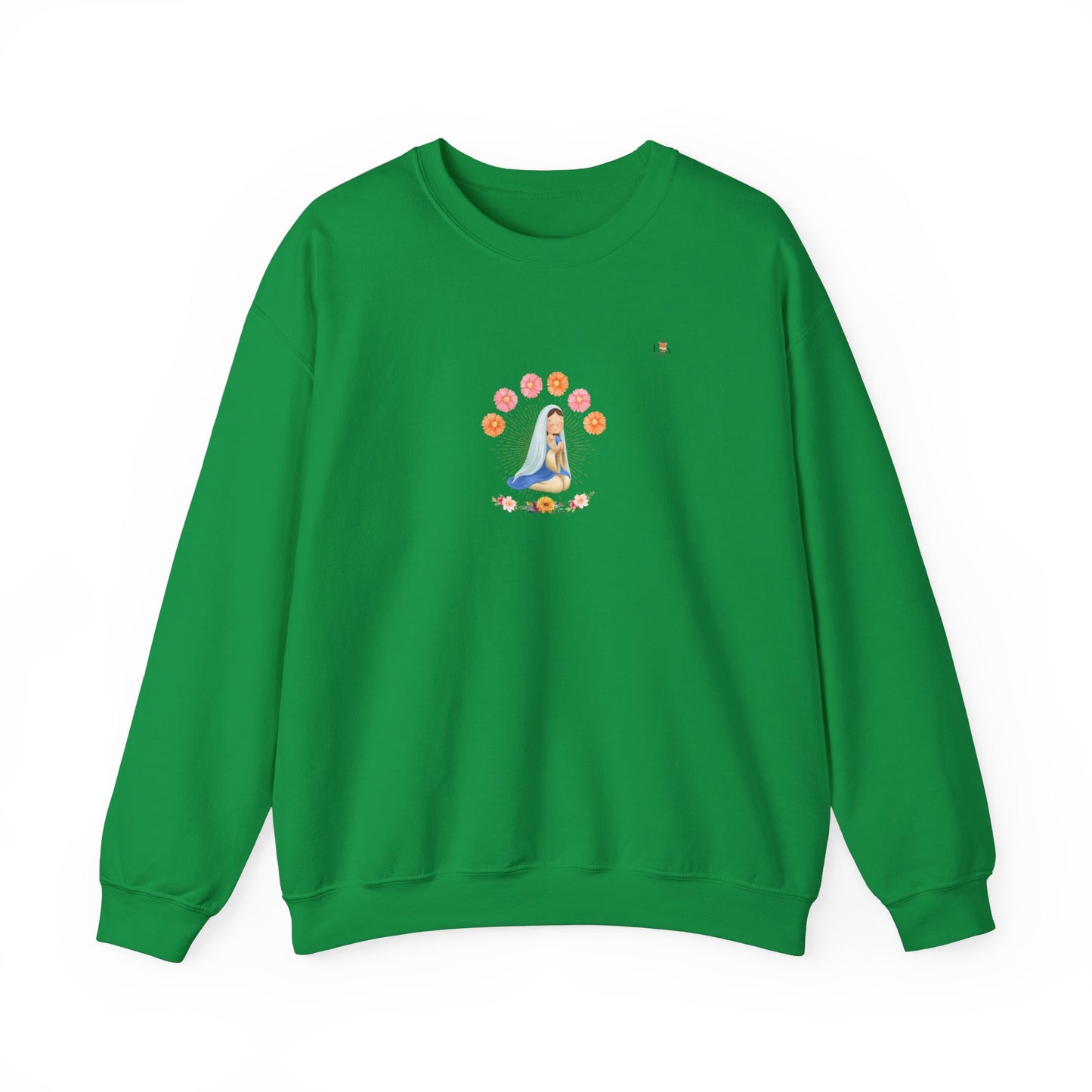 Europe- Mary Pray and Flowers- Unisex Crewneck Sweatshirt