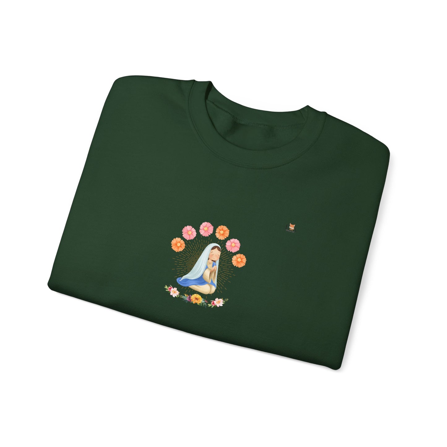 Europe- Mary Pray and Flowers- Unisex Crewneck Sweatshirt