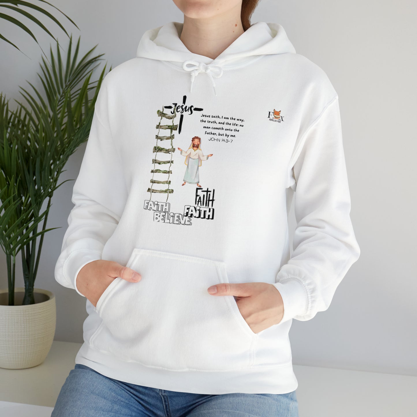 I am the way, the true and the life- Unisex Hooded Sweatshirt