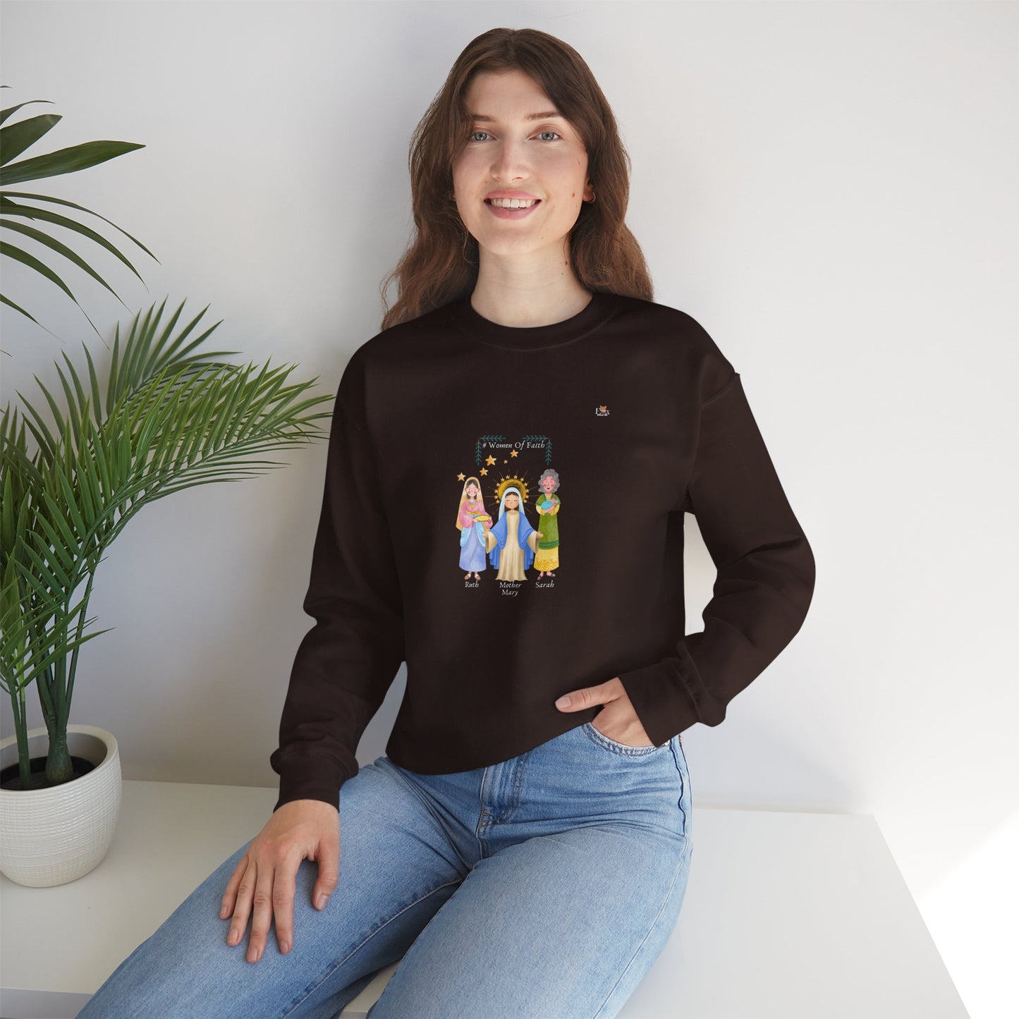 Women Of Faith- Unisex 2 sides -Crewneck Sweatshirt