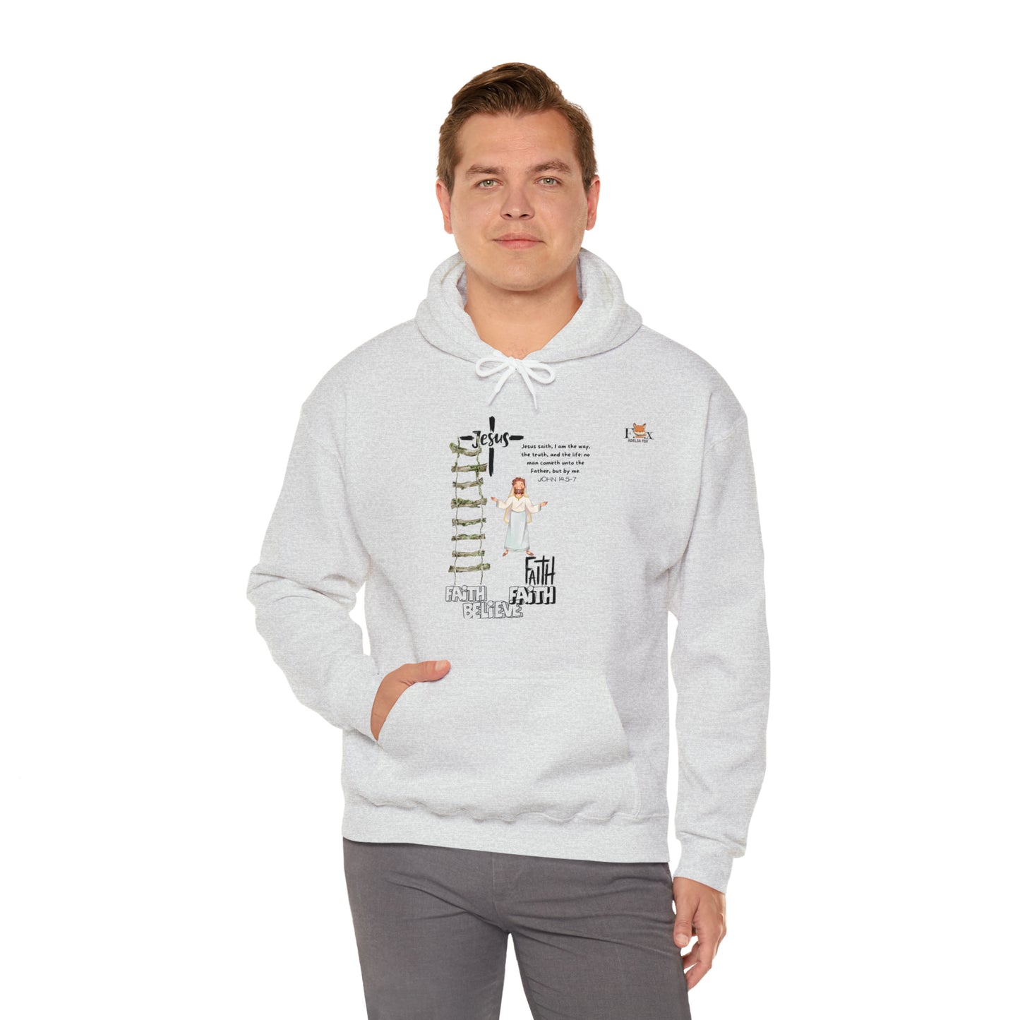 I am the way, the true and the life- Unisex Hooded Sweatshirt