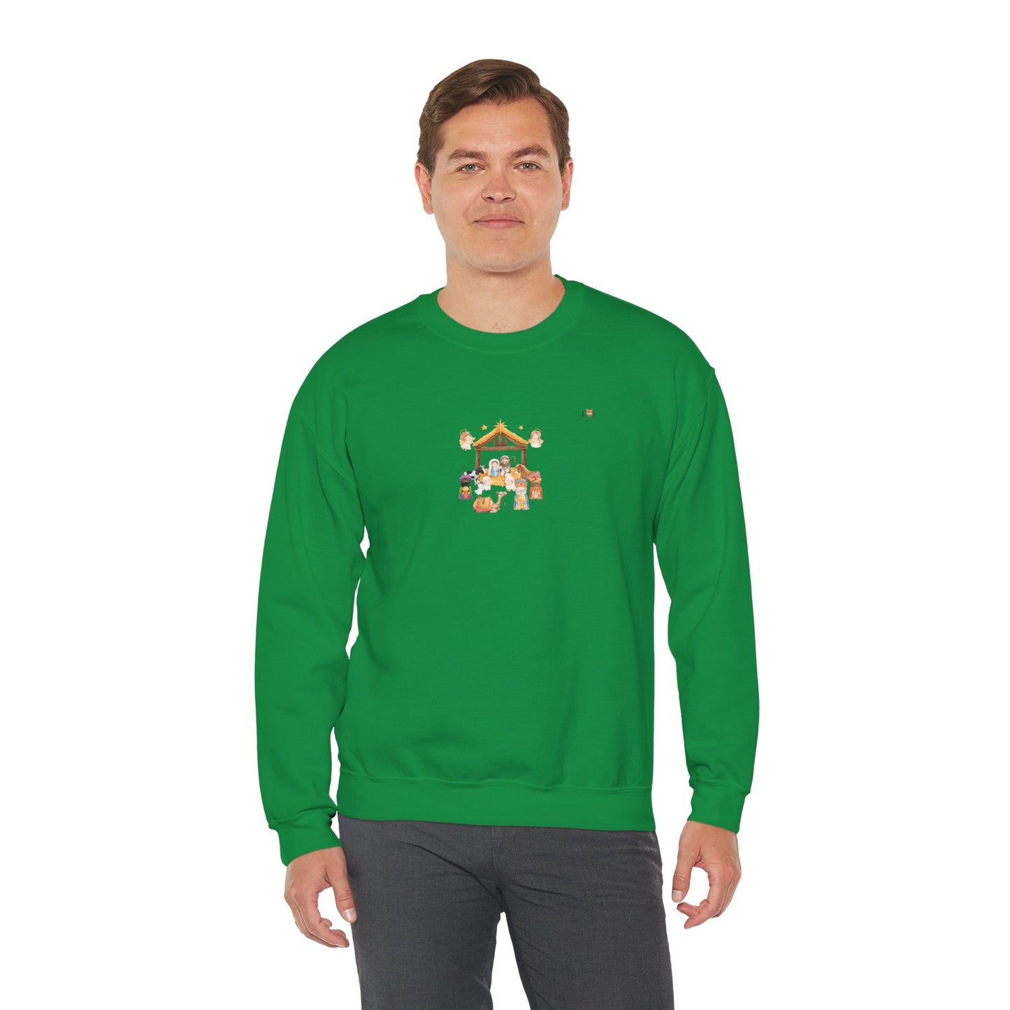 Christmas Crib- Unisex Crewneck Sweatshirt