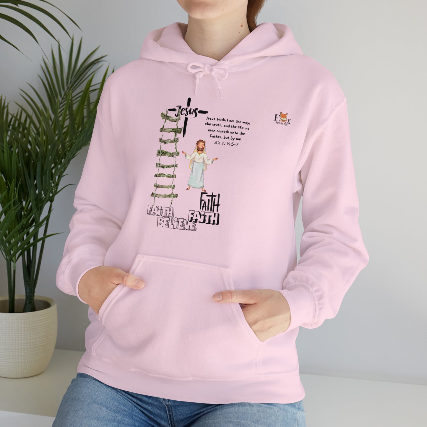 I am the way, the true and the life- Unisex Hooded Sweatshirt