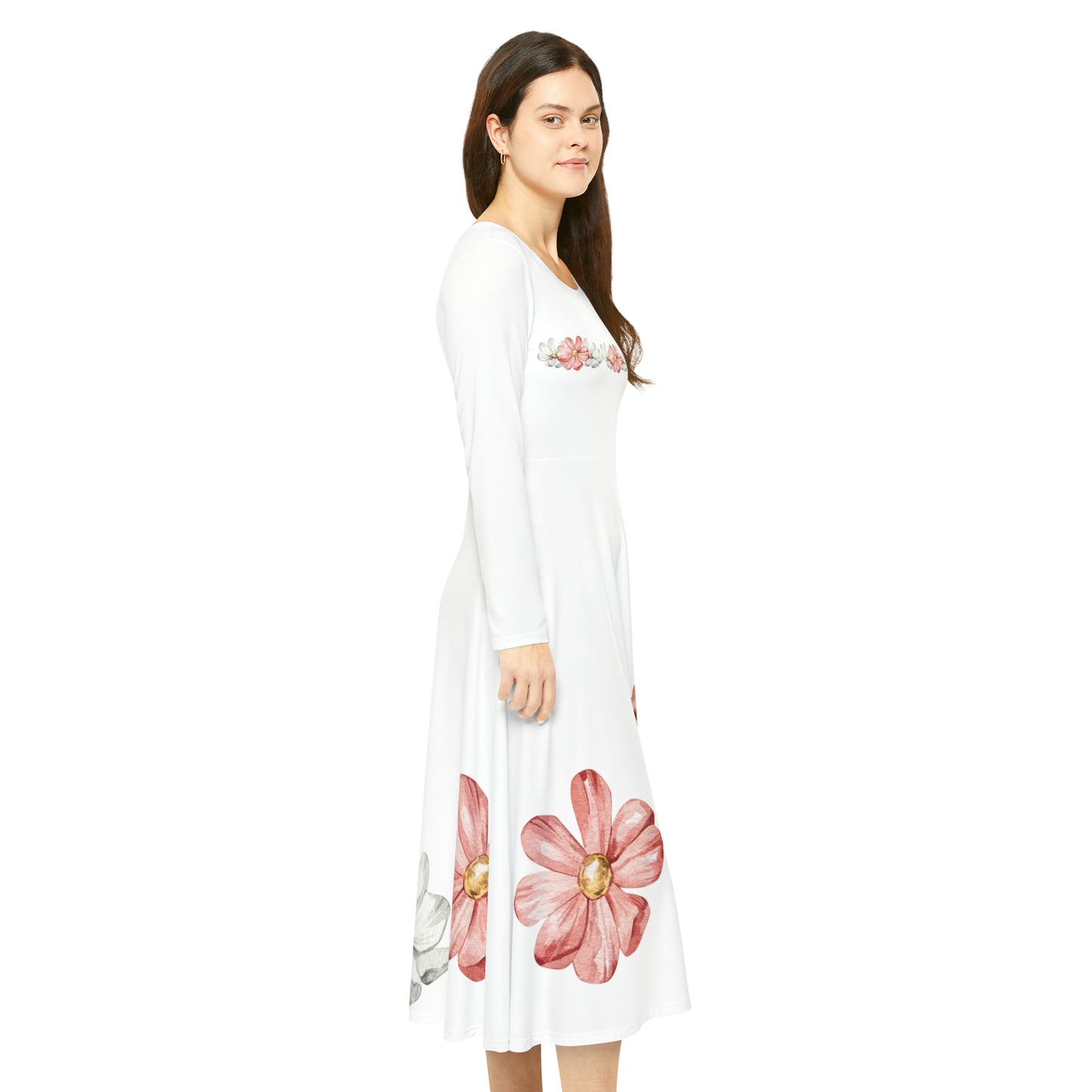 Flower in Paris -Long Sleeve Dress Collection