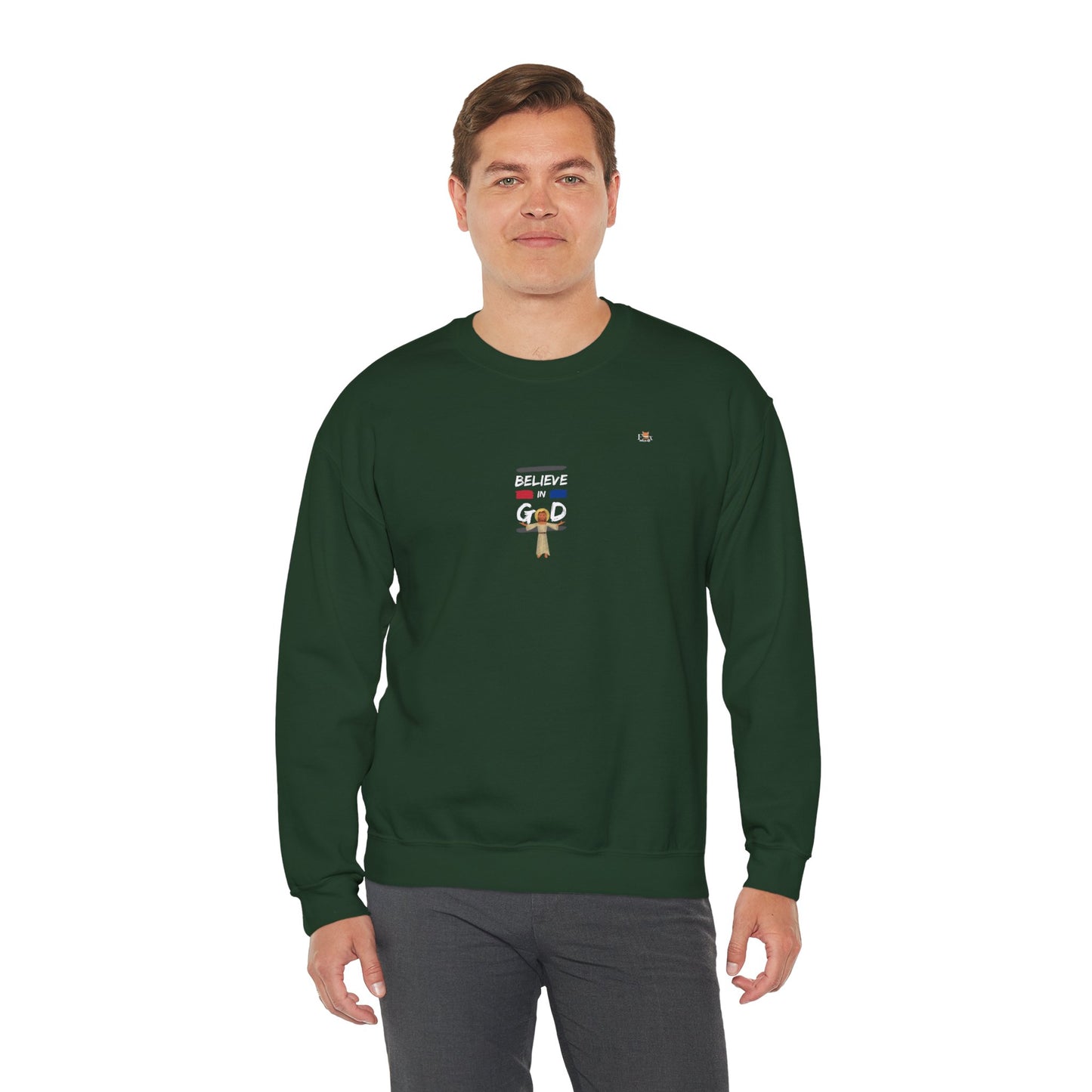 Believe In God- Unisex Crewneck Sweatshirt