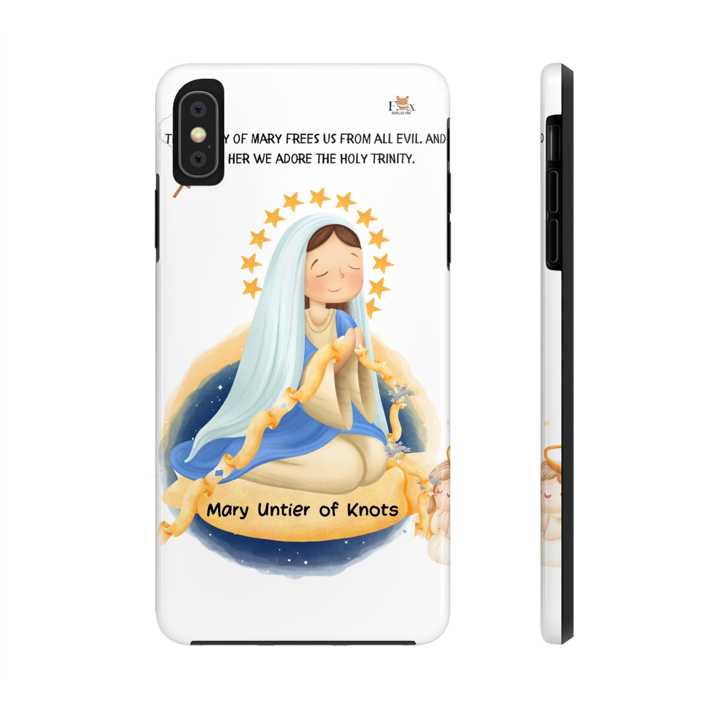 Mary Untier of knots- 25 sizes Tough Phone Cases