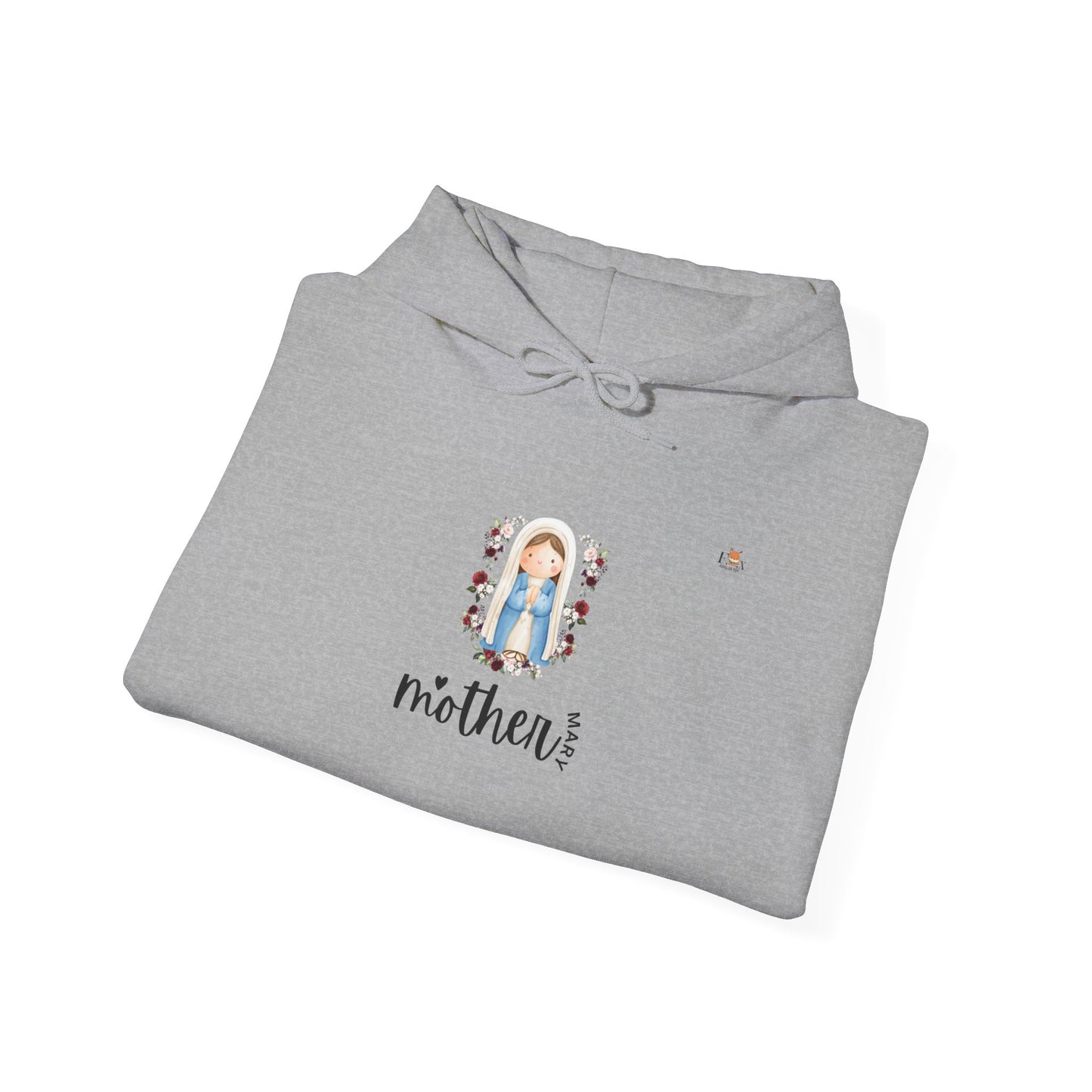 Mother Mary and Flowers-  Unisex Hoodie Sweatshirt