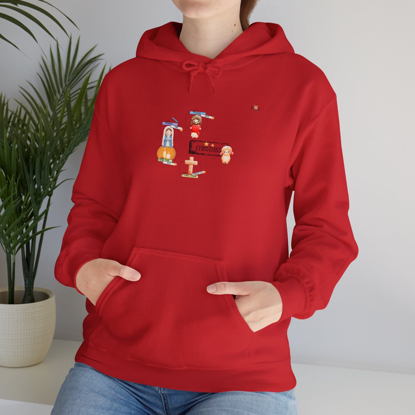 Christians Behaviours Lamb [Bilingual Eng-Fr] -Hoodie Sweatshirt