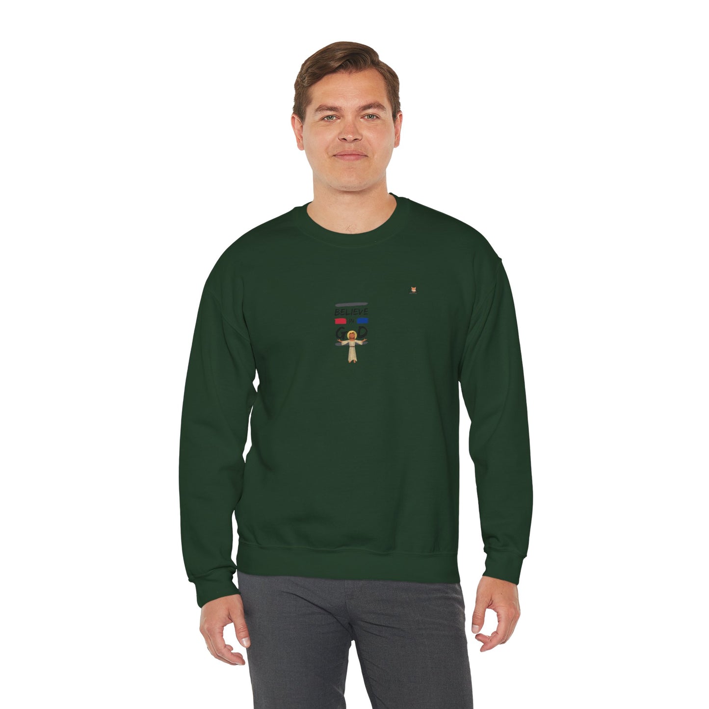 Believe in God- Unisex Crewneck Sweatshirt