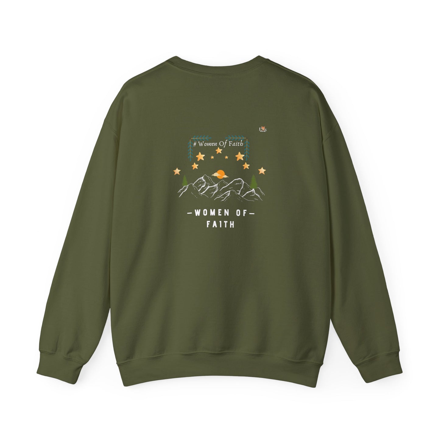 Women Of Faith- Unisex 2 sides -Crewneck Sweatshirt