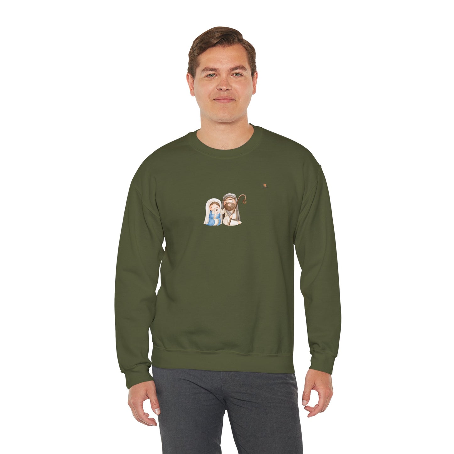 Holy Family- Unisex Crewneck Sweatshirt