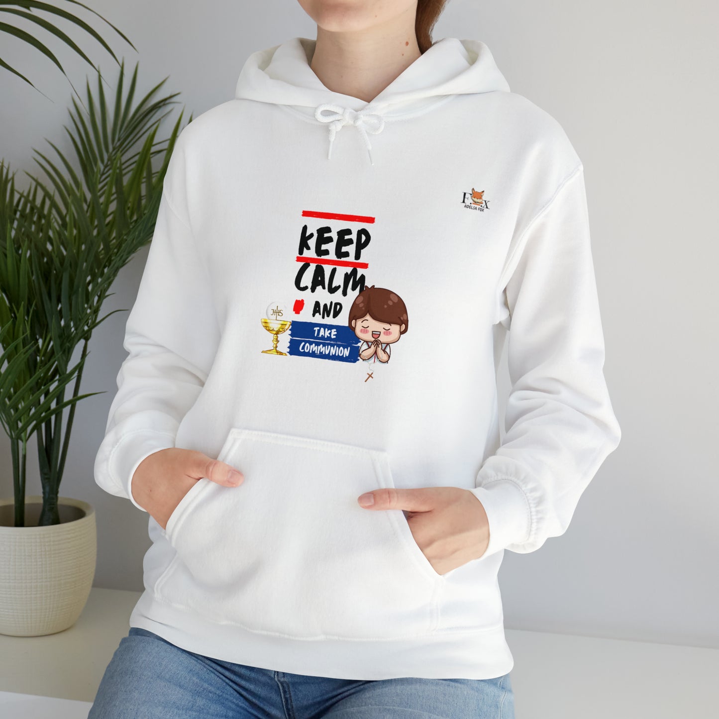 Keep Calm & take Communion- Unisex Hooded Sweatshirt